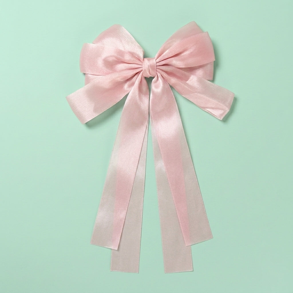 Nœud Géant pour Cheveux en Organza